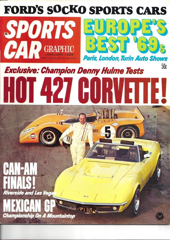Журнал Sports Car Graphic 1969 01